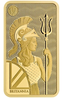 NOVA Barra de Ouro de 20g Britannia