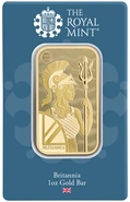 NOVA Barra de Ouro de 1 Onça Britannia