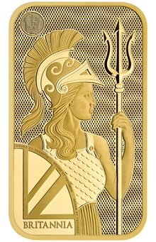 NOVA Barra de Ouro 100g Britannia Minted
