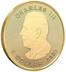 Moeda de Ouro de 1/20 onça do Maple Leaf Canadiano 2026