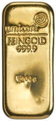 Barra de Ouro de 1kg Umicore