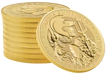 Moeda de Ouro de 1 onça da Britânia e Liberdade de 2025