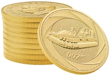 2025 Six Decades of 007, Bond of the 2000s Moeda de ouro de 1 onça