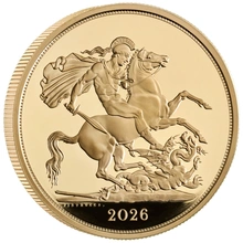 Conjunto de 5 Moedas Proof Soberano de 2026