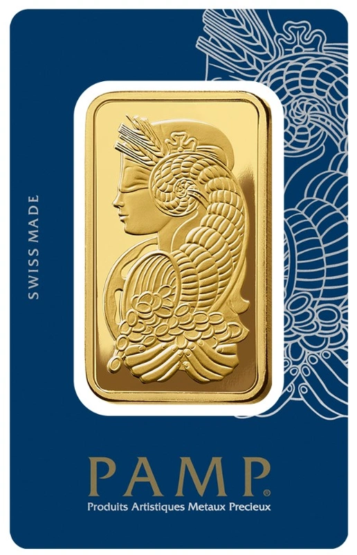5 Tola Gold Bar PAMP Lady Fortuna