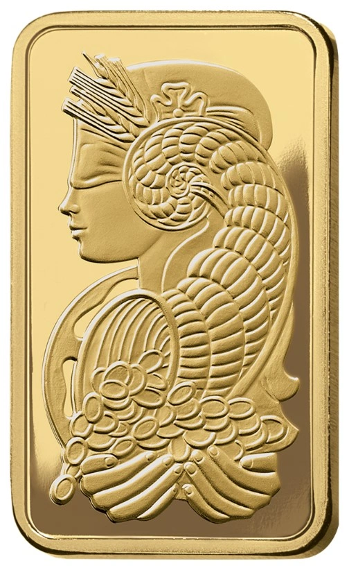 Barra de Ouro de 5oz PAMP