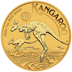 Moeda de Ouro de 1 Onça do Canguru Australiano de 2026