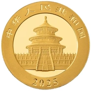 Moeda de Ouro do Panda Chinês 15g 2026