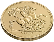Moeda de Ouro Soberano Duplo 2026