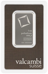 1 Ounce Palladium Bars