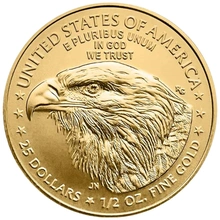 Moeda de ouro American Eagle 1/2 oz 2026