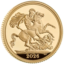 Conjunto de 5 Moedas Proof Soberano de 2026