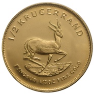 Krugerrand meia onça de ouro