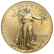 Moeda de ouro American Eagle 1 oz 2026
