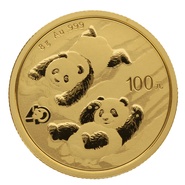 Moeda de Ouro de 8g - Panda Chinês 2022