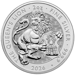 Moedas de Prata Tudor Beasts