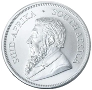 Krugerrand de 1oz de Prata 2026