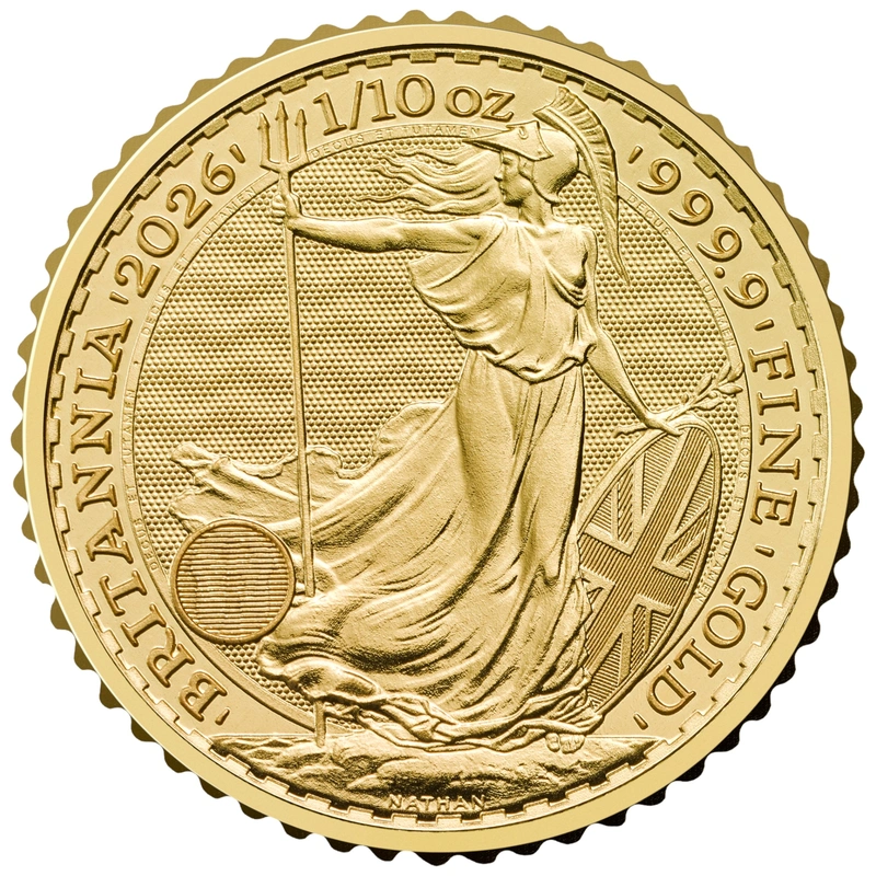 2026 1/10oz Gold Britannia Coin