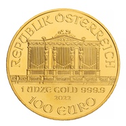 Moeda de Ouro Filarmónica Austríaca 1 onça de 2022