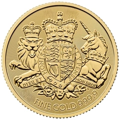 Moeda de Ouro de 1 Onça das Royal Arms de 2026