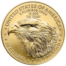 Moeda de ouro American Eagle 1 oz 2026