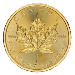 Moeda de Ouro de 1 onça do Maple Leaf Canadiano 2026