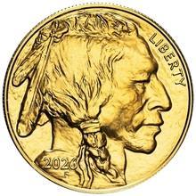 Moeda de Ouro Búfalo Americano de 1 Onça 2026
