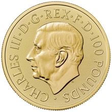 Moeda de Ouro de 1 onça da Britânia e Liberdade de 2025