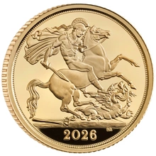 Meio Soberano de Ouro 2026 Proof
