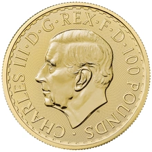 Moeda de Ouro Britânia de Uma Onça de 2026