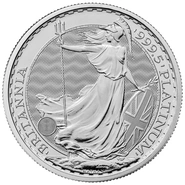 Moeda de Platina Britânia de Décimo de Onça de 2026