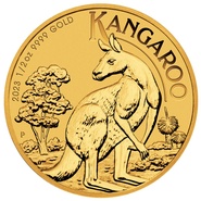 Meia onça de ouro - Canguru australiano 2023