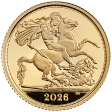 Meio Soberano de Ouro 2026 Proof