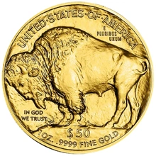 Moeda de Ouro Búfalo Americano de 1 Onça 2026