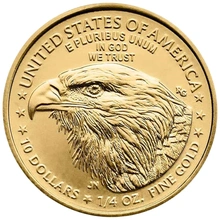 Moeda de ouro American Eagle 1/4 oz 2026