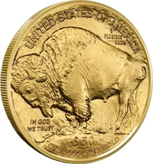 Moeda de Ouro Búfalo Americano de 1 Onça 2026