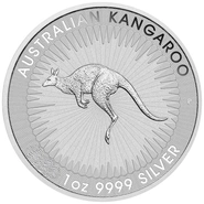 Moeda de prata de 1 onça do Canguru Australiano de 2026