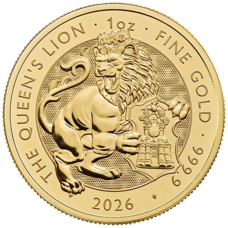 2026 Queen's Lion - Tudor Beasts 1oz Gold Coin