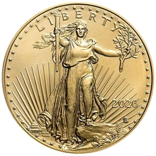 Moeda de ouro American Eagle 1/4 oz 2026