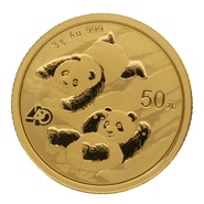 Moeda de Ouro de 3g - Panda Chinês 2022