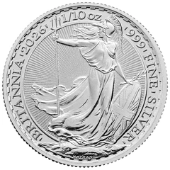 Moedas Fracionárias de Prata Britannia