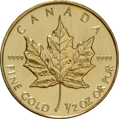 1/2oz Gold Maple Years