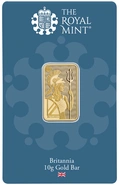 NOVA Barra de Ouro de 10g Britannia