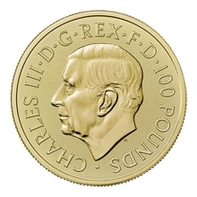 Moeda de Ouro de 1 onça da Britannia e Liberty de 2026