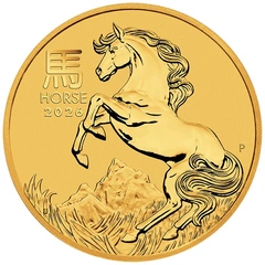 Moeda de ouro 2026 1 oz Perth Mint Ano do Cavalo