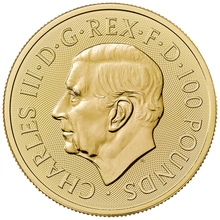 2026 Queen's Lion - Bestas Tudor� Moeda de ouro de 1 onça