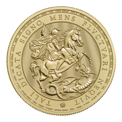Moeda de ouro São Jorge e o Dragão 2026 1 oz